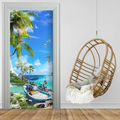 Türtapete selbstklebend TürPoster - KARIBISCHE STIMMUNG - Bild 1 von 4