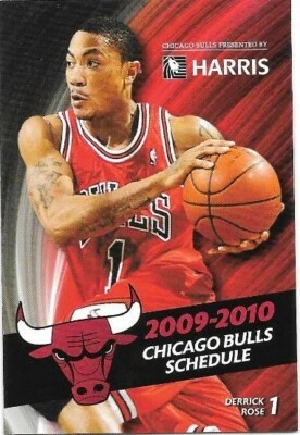 Calendario de baloncesto de la NBA 2009-10 - CHICAGO BULLS #1 DERRICK ROSE Foto 1 de 2