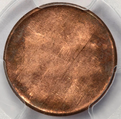 1962 D PCGS AU58 100% Uniface Strike Lincoln Cent Mint Error Extremely Rare Type Cover