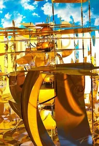Wall Art Made In Canada. Mandelbay City XII. By Angel Torrella. Multiple Formats - Picture 1 of 5