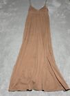 Y2K Victorias Secret Dress Womens Medium Brown Cami Maxi Dress