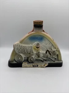 Jim Beam Kentucky Bourbon 1969 Whiskey Decanter Bottle Harold's Club EMPTY - Picture 1 of 3