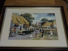 Ringtons Exclusive Limited Edition Wall Print 'Village Cheer' by Kevin Walsh