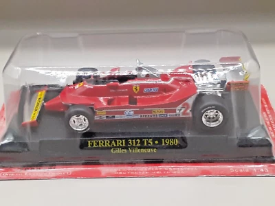 DIE CAST FERRARI 312 T5 1980 - GILLES VILLENEUVE - SCALA 1/43 altaya - Immagine 1 di 3