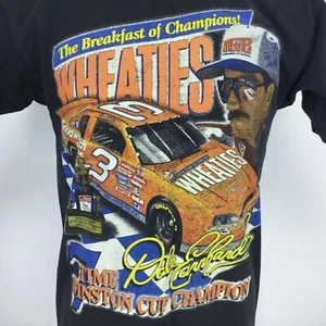 Vintage Sz Large TShirt 97 Dale Earnhardt Wheaties 7 Time Champion Thrashed - Foto 1 di 12