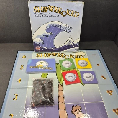 Shipwrecked Game By Out Of The Box (2002) Board Game HTF - Image 1 of 4