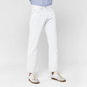 MAISON MARGIELA Jeans Painted Denim Trousers White + H&M - Picture 1 of 19
