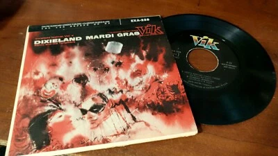 SANTO & HIS TAILGATERS DIXIELAND MARDI GRAS FESTIVAL VOL.4 45 RPM RECORD - Image 1 of 2