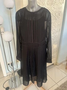 Elegantes Kleid mit Unterkleid von Madeleine, schwarz, Gr. 44 - Bild 1 von 4