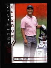 JUSTIN SUH 2020 UPPER DECK ARTIFACTS #77 RED ROOKIE CARD RC #054/199 BC4827
