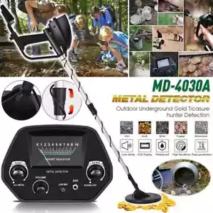 LCD Metal Detectors Waterproof Gold Digger Deep Sensitive Hunter Coil Searcher - Picture 1 of 13