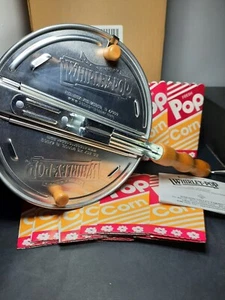 The Genuine Whirley-Pop Stovetop Popcorn Popper Hand Crank Wabash Valley Farms - Picture 1 of 7