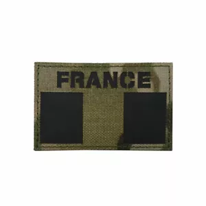 IR Reflective FRANCE FRENCH FLAG IFF Tactical Hook&Loop Patch Badge Forest CP - Picture 1 of 3