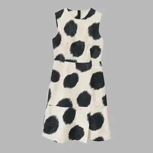L.K. Bennett Ceylan Spotted Jacquard Dress | UK 8 | EU 36 | US 4 - Bild 1 von 9