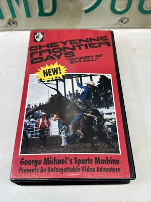 Cheyenne Frontier Days, George Michael’s Sports Machine VHS MULT TAPES SHIP FREE - Image 1 of 4