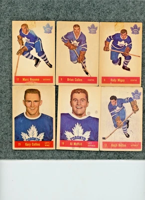 10 1957-58 Parkhurst Hockey Cards - Low Grade - Image 1 of 4