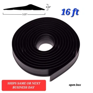 Storm Shield 16 Fuß Garagentor Wetterdichtung 3,25 Zoll 0,5 Zoll Schwellenbodendichtung   - Bild 1 von 9