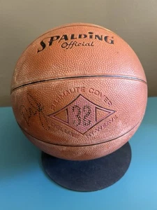 RARE Vintage Dr J 70s Spalding Official Permalite NY Weave Basketball Ball Model - Picture 1 of 11