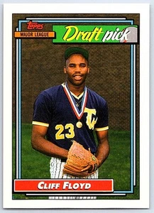 1992 Topps Cliff Floyd Rookie Montreal Expos #186 - Picture 1 of 2