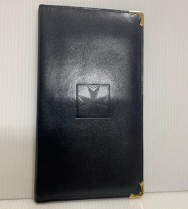 Vacheron Constantin Schwarz Leder Lang Geldbörse Kartenetui Unisex Selten Unbenutzt - Bild 1 von 10