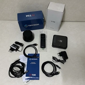 2 TIM BOX VISION ANDROID TV DECODER INTERNET STREAMING WIFI BLUETOOTH ECC - Foto 1 di 4