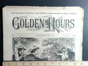 Golden Hours Vol XX August 21 1897 Norman L Munro Rare Adventure Comics - Bild 1 von 3
