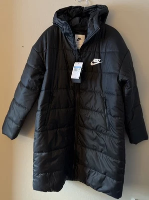 Chaqueta Parka Para Mujer Mediana Nike Ropa Deportiva Therma-FIT Repelente Con Capucha DJ6999 NUEVA CON ETIQUETAS Foto 1 de 3