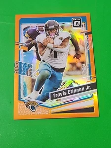 Travis Etienne Jr 2023 Panini Donruss Optic Orange Prizm 136/249 Jaguars #86 - Picture 1 of 4