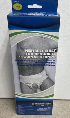 Cinturón Hernia Grande Blanco 1 Unidad Por Sport Aid SA1500 Foto 1 de 4