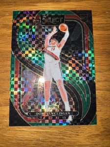 DONOVAN CLINGAN GREEN CHECKERBOARD 4/5 SSP ROOKIE 2024-25 SELECT PREMIER #199 RC - Picture 1 of 9