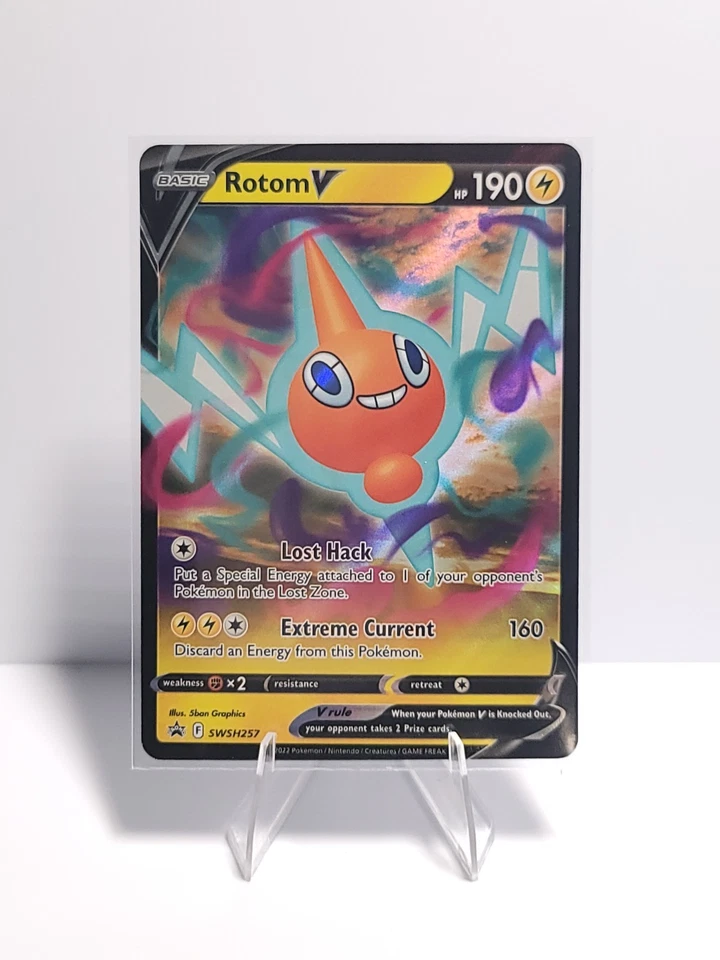 Rotom V - SWSH257 - SWSH: Sword & Shield Promo Cards (SWSD) - Image 1 of 2