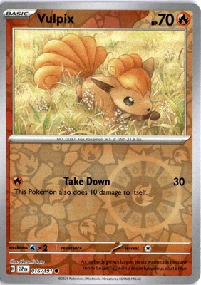 Vulpix Common SV08: Surging Sparks 016/191 NM - Image 1 of 2