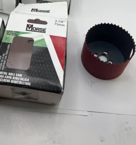 MORSE MHS46 Hole Saw 2-7/8 in dia, 1-15/16 in D Cutting M42 HSS 8 Cutting 53WP0 - Picture 1 of 8