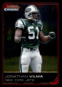 2006 Bowman Chrome #140 Jonathan Vilma New York Jets - Picture 1 of 2