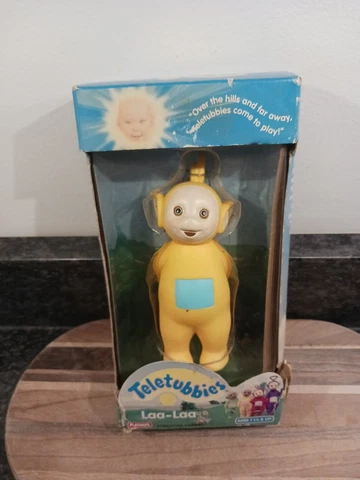 1998 TELETUBBIES YELLOW LAA-LAA 5" PRESCHOOL TV SHOW FIGURE HASBRO PLAYSKOOL Cover