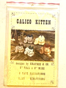 Krafdee & Co. Muster Calico Kätzchen Katze Deko - Bild 1 von 5