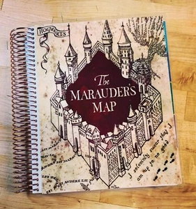 Harry Potter Marauder's Map Cover Set for use with an Erin Condren Life Planner~ - Picture 1 of 4