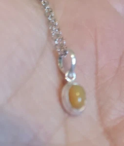 Ethiopian Opal Pendent on .925 SS with SS Chain Included. EOPL562E - Picture 1 of 4