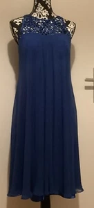 Barbara Schwarzer Damen Kleid, Gr38, Blau - Bild 1 von 10