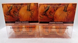 2 / 2-pks Bath & Body Works Wallflower refills SWEET CINNAMON PUMPKIN 4 total - Picture 1 of 1