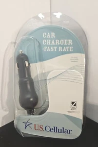 Car Charger US CELLULAR Fast Rate Micro USB - NOS - 9ft Cord - Black - Photo 1 sur 15
