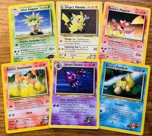 Uncommon/Common Gym Heroes Set Pokemon Cards! FAST & FREE P&P! - Picture 1 of 63