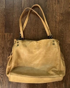 American Leather Company Lenox Triple Entry Satchel Tan - Picture 1 of 10