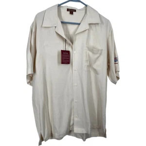 NWT Men’s Red House 100% silk NFL Alumni button up shirt . - Picture 1 of 7