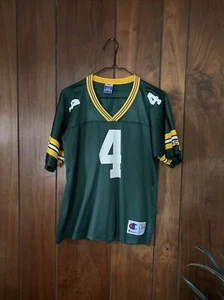 VINTAGE CHAMPION BRETT FAVRE  PACKERS #4 Jersey YOUTH Size L (14-16) - Picture 1 of 4