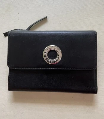 EUC Lacoste корова кожи бумажник 5,5 «x 4» черный - Изображение 1 из 4