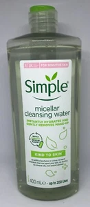 Simple Kind to Skin Micellar Cleansing Water, 13.5 oz Vitamin B3 Vitamin C - Picture 1 of 2