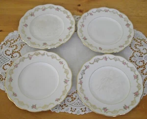 Platos de colección Homer Laughlin The Angelus Pink Roses 6 1/4" ~ Juego de 4 ~ - Imagen 1 de 7