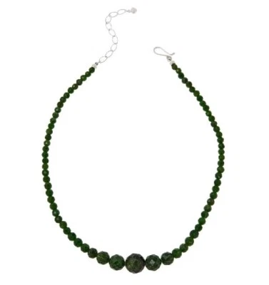 Jay King 纯银镀铬透镜毕业珠项链 - 18 英寸 - 全新带标签 - 217.75 美元 — 第 1/3 张图片