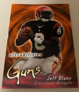 1995 Fleer Ultra Jeff Blake Ultrabilities Football Card #4 Cincinnati Bengals